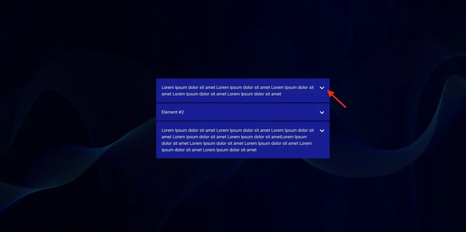 Elementor Accordion Widget Icon Position