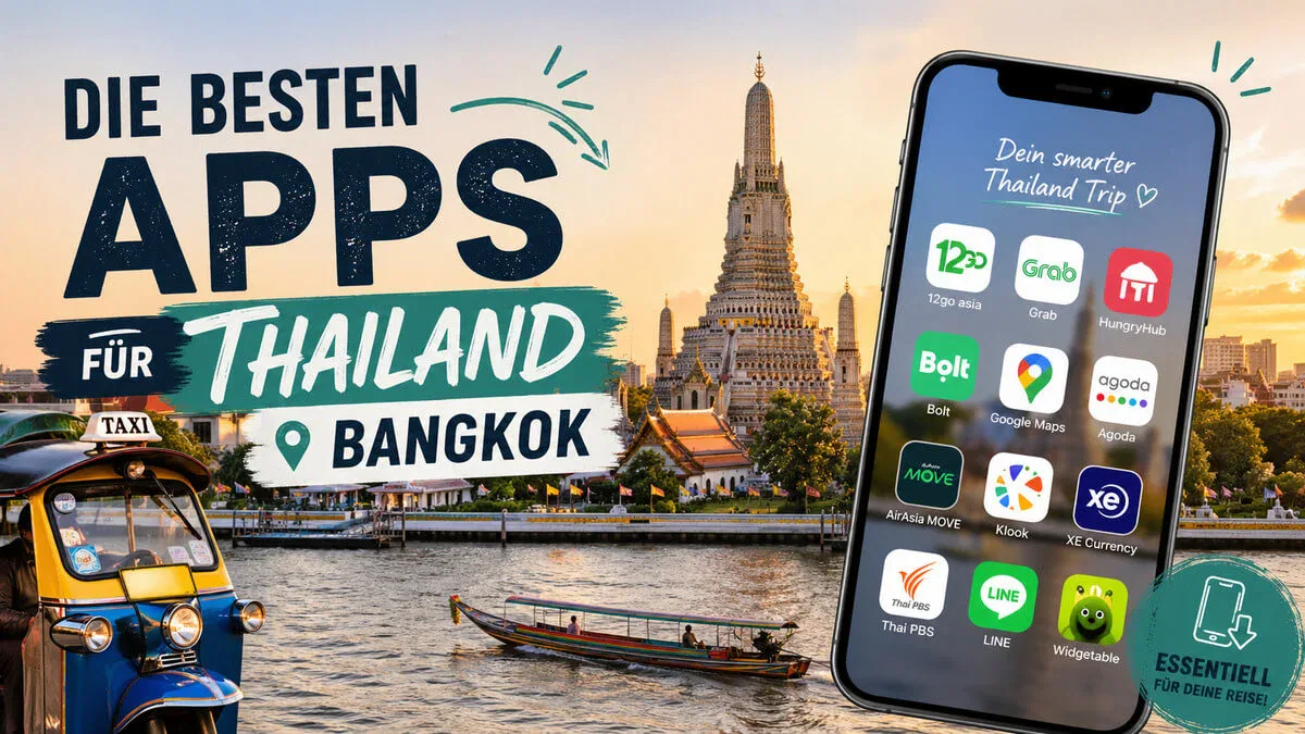 Die besten Apps für deine Thailand Reise